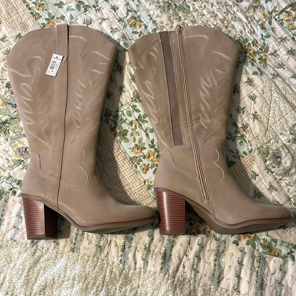 Torrid Tall Shaft Heeled Western Boot